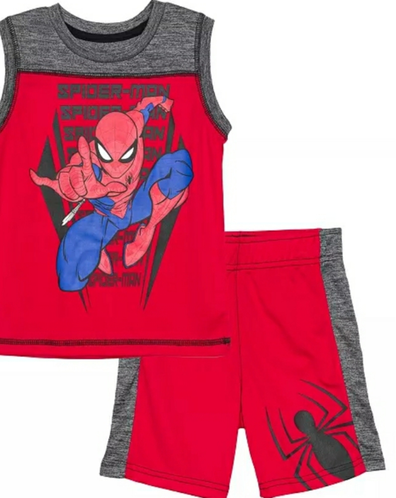 Marvel Toddler Boys Spider Sports Sets, 2 Piece